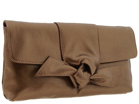 Furla Handbags - Mimosa Clutch (Ottone - Light Bronze) - Bags and Luggage