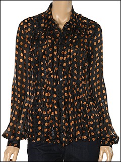 Just Cavalli - TO661848339S900 Blouse (Multicolor) - Apparel