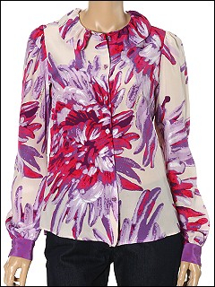 Just Cavalli - TO665548379S017 Blouse (Lavender) - Apparel