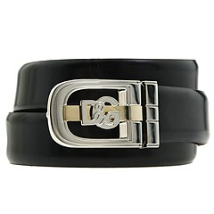 D&G Dolce & Gabbana - Flat Strap Belt Bag (Navy Blue) - Accessories