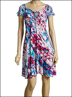 Just Cavalli - Stretch Jersey Dress (Multicolored) - Apparel