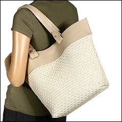 Furla Handbags - Binn Shopper Grande (Light Taupe) - Bags and Luggage