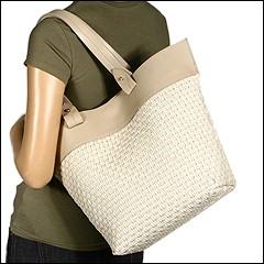 Furla Handbags - Binn Shopper Grande (Light Taupe) - Bags and Luggage