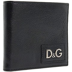 D&G Dolce & Gabbana - Wallet With Chain (Black) - Bags and Luggage