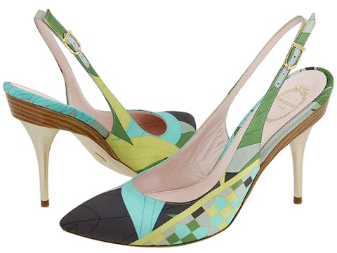 Emilio Pucci - Cooper Slingback (Sky) - Footwear