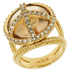 Peace Sign Ring by ABS Allen Schwartz at Zappos.com