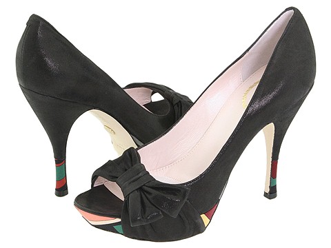 Emilio Pucci - Platform Ribbon Pump (Black) - Footwear
