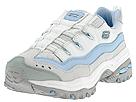 Buy discounted Skechers - Energy - Comet (White/blue leather) - Lifestyle Departments online.