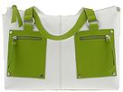 Buy Lumiani Handbags - 4738 (White/Green Leather) - Accessories, Lumiani Handbags online.