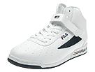 Fila - Italia Mid (White/E. Navy-Diablo Red) - Men's,Fila,Men's:Men's Athletic:Classic