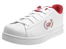 Skechers - Scoops - Lowdown (White/Red Leather) - Women's,Skechers,Women's:Women's Athletic:Fashion