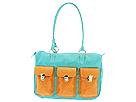 Lumiani Handbags - 4719 (Turquoise/Salmon Leather) - Accessories,Lumiani Handbags,Accessories:Handbags:Shoulder