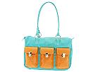 Buy Lumiani Handbags - 4719 (Turquoise/Salmon Leather) - Accessories, Lumiani Handbags online.