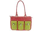 Buy Lumiani Handbags - 4719 (Fuchsia/Green Leather) - Accessories, Lumiani Handbags online.