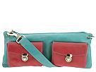 Lumiani Handbags - 4717 (Turquoise/Pink Leather) - Accessories,Lumiani Handbags,Accessories:Handbags:Clutch