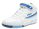 Buy discounted Fila - F89 Mid (White/Blue Classic-Ethereal Blue) - Men's online.