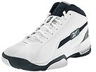 Reebok - Veracity III (White/Athletic Navy/Metallic Silver) - Men's,Reebok,Men's:Men's Athletic:Basketball