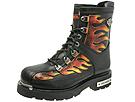 Harley-Davidson - Fireworks (Black/Red Flame) - Men's,Harley-Davidson,Men's:Men's Casual:Casual Boots:Casual Boots - Lace-Up