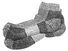 Thorlos - Coolmax Trail Running Quarter 6-Pack (Charcoal Heather) - Accessories,Thorlos,Accessories:Men's Socks:Men's Socks - Casual
