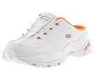 Skechers - Premium - Bright Eyes (White Leather/Orange) - Women's,Skechers,Women's:Women's Athletic:Fashion
