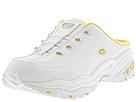Skechers - Premium - Bright Eyes (White Leather/Yellow Trim) - Women's,Skechers,Women's:Women's Athletic:Fashion