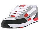 Globe - Vegas (White/Charcoal/Red) - Men's,Globe,Men's:Men's Athletic:Tennis