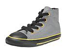 Converse Kids - Chuck Taylor All Star Goth Hi (Infant/Children) (Grey/Yellow) - Kids,Converse Kids,Kids:Boys Collection:Children Boys Collection:Children Boys Athletic:Athletic - Lace Up
