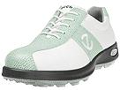 Ecco - Women's Golf Spikeless E (White/Emerald) - Women's,Ecco,Women's:Women's Athletic:Golf