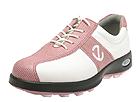 Ecco - Women's Golf Spikeless E (Pink/White) - Women's