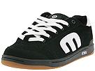 etnies - Novice (Black/White/Gum Suede) - Men's,etnies,Men's:Men's Athletic:Skate Shoes