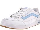 Buy discounted Vans - Basha (White/Dream Blue Leather) - Women's online.