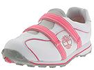 Timberland Kids - Fells Hook & Loop (Youth) (White Smooth W/ Pink) - Kids,Timberland Kids,Kids:Girls Collection:Youth Girls Collection:Youth Girls Athletic:Athletic - Running