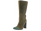 Materia Prima by Goffredo Fantini - 4M3500 (Teal Suede With Distressed Calf) - Women's,Materia Prima by Goffredo Fantini,Women's:Women's Dress:Dress Boots:Dress Boots - Mid-Calf