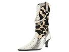 J. Renee - Lioness (White/Black Reptile Pony Hair) - Women's,J. Renee,Women's:Women's Dress:Dress Boots:Dress Boots - Mid-Calf