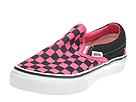 Buy discounted Vans - Classic Slip-On W (Black/Fandango Pink Checkerboard) - Women's online.