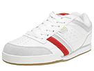 Vans - Dunbar (White/Pearl Grey/Red) - Men's,Vans,Men's:Men's Athletic:Skate Shoes