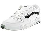 Vans - Bonham (White/Black Full Grain Leather) - Men's,Vans,Men's:Men's Athletic:Skate Shoes