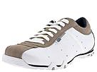 Buy discounted Skechers - Rhythms - Stacato (White Leather/Taupe Trim) - Men's online.