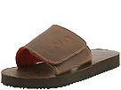 Buy Polo Ralph Lauren Kids - Boardwalk Slide (Youth) (Brown/Red Crazy Horse Leather) - Kids, Polo Ralph Lauren Kids online.