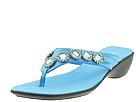 Geox - D Soul Thong Satin (Turquoise) - Women's,Geox,Women's:Women's Casual:Casual Sandals:Casual Sandals - Slides/Mules