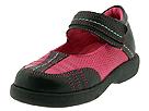 Umi Kids - Criss Cross (Children/Youth) (Hot Pink Pebbled/Black Tumbled Leather) - Kids,Umi Kids,Kids:Girls Collection:Children Girls Collection:Children Girls Casual:Mary Jane