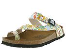 Birkenstock - Fuji (Birko-Flor) (Birko-Flor Geometric Flowers) - Women's,Birkenstock,Women's:Women's Casual:Casual Sandals:Casual Sandals - Strappy