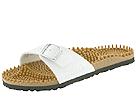 Birkenstock - Noppy Flex (White Textured) - Women's,Birkenstock,Women's:Women's Casual:Casual Sandals:Casual Sandals - Slides/Mules