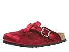 Buy Birkenstock - Woodby - Velvet/Felt (Bordeaux) - Women's, Birkenstock online.