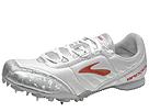 Brooks - Surge MD (Silver/Flare/White) - Men's,Brooks,Men's:Men's Athletic:Spikes