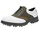 Ecco - Men's Golf Hydromax Saddle (White/Bison Leather) - Men's