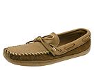 Minnetonka - Double Bottom Softsole (Natural Moose) - Men's,Minnetonka,Men's:Men's Casual:Slippers:Slippers - Moccasins