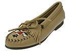 Minnetonka - Deerskin Thunderbird Crepe Sole (Mocha) - Women's,Minnetonka,Women's:Women's Casual:Loafers:Loafers - Kiltie