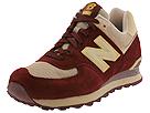 Buy discounted New Balance Classics - M574 - Suede & Mesh (Burgundy/Oatmeal) - Men's online.