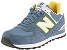 Buy discounted New Balance Classics - M574 - Suede & Mesh (Stone/Bright Yellow) - Men's online.